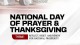 Upcoming event: National Day of Prayer and Thanksgiving